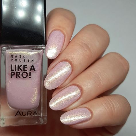 Pink shimmer nail polish for frosted and glazed look 💖✨️ #pinknails #shimmerpinknails #babypinknails #frostedpinknails #glazeddonutnails #glazedpinknails #auracosmetics #auralakzanokte Pink Shimmer Nails, Shimmery Nails, Shimmer Nails, Nail Art Designs Images, Baby Pink Nails, Shimmer Nail Polish, Fingernail Polish, Pink Nail Polish, Pink Nail