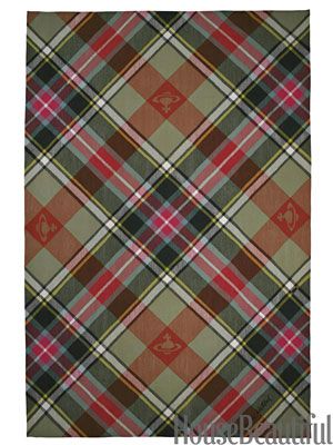 Vivienne Westwood rug....Seriously, though $7,020?!?! Vivienne Westwood Punk, Vivienne Westwood Designs, Vivienne Westwood Fashion, Vivienne Westwood Logo, Tartan Wallpaper, Punk Wallpaper, Plaid Rug, Road House, Color Plan