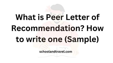 It does not matter whether you are in a professional or academic clime; you may be tasked with writing a peer letter of recommendation for your colleague at some point. Peer letters of recommendation are particular references that, in some circumstances, one may need to land a job or get into an academic institution. Whatever […] The post What is a Peer Letter of Recommendation? (Sample, FAQs) appeared first on School & Travel. Coraline Book, Letters Of Recommendation, Peer Review, Letter Of Recommendation, Medical Field, College Degree, Coraline, A Job, Professions