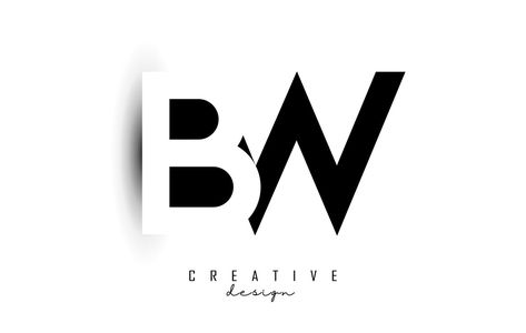 Letters BW Logo with black and white negative space design. Letters B and W with geometric typography. Geometric Typography, Self Compassion Quotes, Native American Drawing, Negative Space Design, Bw Art, Negative Space Logos, Design Letters, Black And White Logos, H Logos