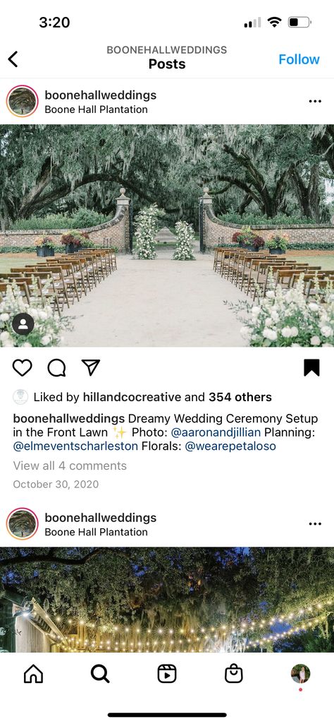 Boone Hall Wedding, Alhambra Hall, Wedding Ceremony Setup, Old Fashioned Love, Boone Hall, Front Lawn, Charleston Wedding, Wedding Mood, Dreamy Wedding