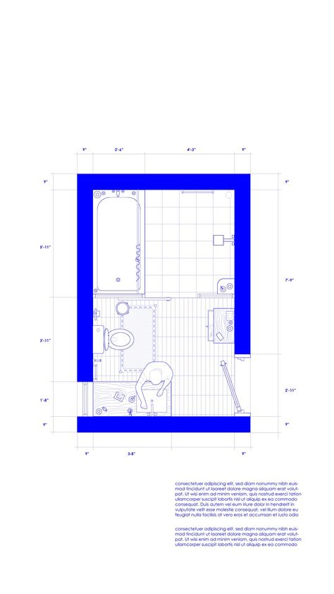 This is a part drawing of a residential space for a family of five. Representing master bathing space along the master bedroom. bathroom renovation ideas, bathroom layout design, bathroom layouts design, bathroom design, bathroom interior, bathroom organization, bathroom decoration, bathroom makeover, layout, small bathroom ideas, house layout, small bathroom layout, bathrooms, modern bathroom design, bathroom designs, layout design, bathroom interior design Plan Architecture Drawing, Renovation Ideas Bathroom, Bath Layout, Concept Board Architecture, Architecture Drawing Presentation, Architecture Portfolio Layout, Small Bathroom Layout, Bathroom Plan, Bathroom Layouts