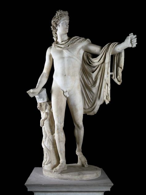 Apollo Belvedere, Oracle Of Delphi, Apollo Statue, Ancient Greek Sculpture, Character Statue, Rome Antique, Ancient Statues, Art Appliqué, Greek Sculpture