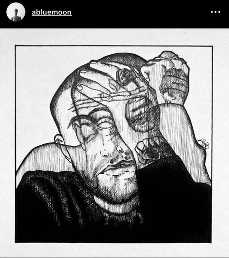 Album Cover, Circles Mac Miller, art made by Abluemoon Mac Miller Outline, Mac Miller Art, Mac Miller Tattoos, Drawing Music, Scratch Art, Mac Miller, Dope Tattoos, Drawing Videos, Music Video