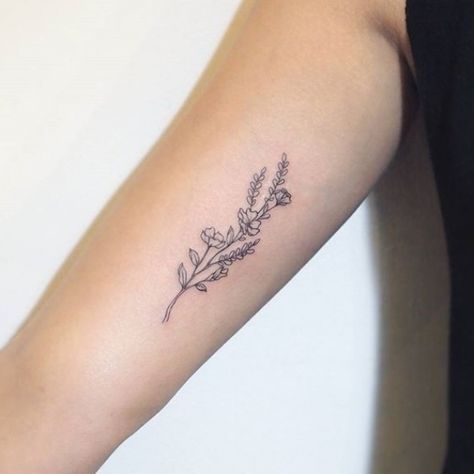 Simple Girl Tattoos, Wildflowers Tattoo, Inner Arm Tattoos, Tattoo Music, Inner Arm Tattoo, Hamsa Tattoo, Wildflower Tattoo, Flower Tattoo Arm, Forearm Tattoo Women