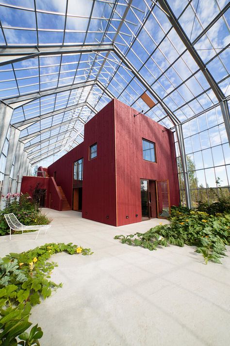 Green House Architecture, Glass Green House, Greenhouse Living, Greenhouse House, Greenhouse Home, Norwegian House, Modern Greenhouses, Nature House, Eco Buildings