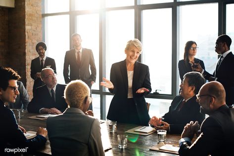 Business woman talking to colleagues in a meeting | premium image by rawpixel.com Company Benefits, Weather Storm, Business Setup, Business Stock Photos, Strategic Goals, Women Talk, About Business, Business Photos, Board Of Directors