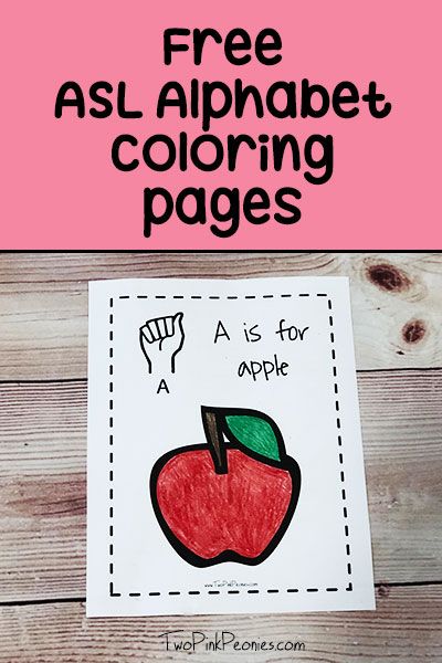 These ASL alphabet coloring pages are a great way to learn the alphabet in American Sign Language. The ASL printable coloring pages are quick and easy to download and perfect for preschoolers or ASL students. Sign Language Colors Printable, Learn Sign Language Free, Sign Language Colors, Asl Lessons, Sign Language Art, Asl Alphabet, Teaching Preschoolers, Sign Language For Kids, Reading Vocabulary