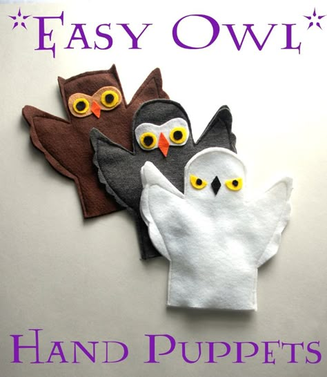 Puppet Tutorial, Sew Felt, Animal Hand Puppets, Wizard Party, Felt Puppets, Glove Puppets, Puppets For Kids, Baby Mobil, Puppets Diy