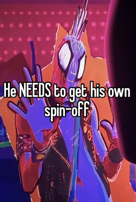 Hobie Spiderverse Memes, Hobie Brown Whisper, Spiderverse Whispers, Comic Spiderman, Hobie Brown, Miles Spiderman, Spaider Man, Spiderman 3, Spiderman Movie