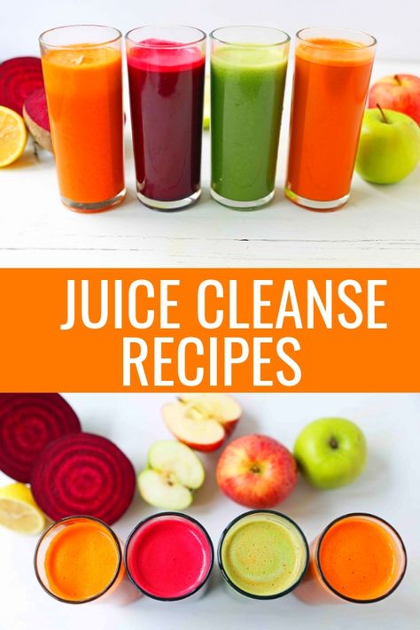 Healthy Juice Cleanse, Vegetable Juice Recipes, Easy Juice Recipes, Juice Cleanse Recipes, Detox Juice Recipes, Natural Detox Drinks, Juicer Recipes, Detox Drinks Recipes, Healthy Juice Recipes