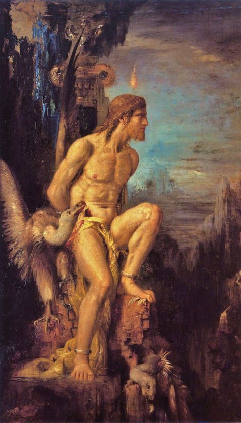 Titans Greek Mythology, Ancient Greece Art, Gustave Moreau, Eternal Return, Mythological Characters, Creation Myth, Greek Mythology Art, Mythology Art, Greek Myths