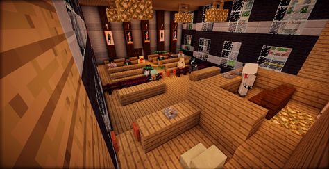 Minecraft GTA Courthouse! Minecraft Court House Ideas, Minecraft Courtroom, Minecraft Office Building Ideas, Minecraft Courthouse Ideas, Minecraft Meeting Hall, Minecraft Town Hall Interior, Minecraft Courthouse Interior, Minecraft Court House, Courthouse Minecraft Build