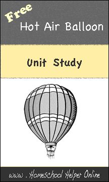 Free Hot Air Balloon unit study - Learn all about the history of hot air ballooning and how they work.  #unitstudies #homeschoolhelperonline.com | HomeschoolHelperOnline.com Balloon Activities, Social Studies For Kids, Balloon Science Experiments, Science Unit Studies, Hot Air Balloon Craft, Unit Studies Homeschool, World History Lessons, Montessori Homeschool, Unit Studies