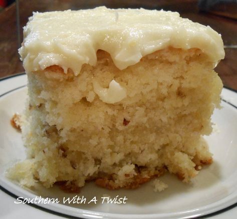 Betty Crocker Williamsburg Orange Cake, Williamsburg Orange Cake Recipe, Southern With A Twist, Orange Cake Recipe, Butter Frosting, A Piece Of Cake, Orange Cake, Piece Of Cake, Sheet Cake