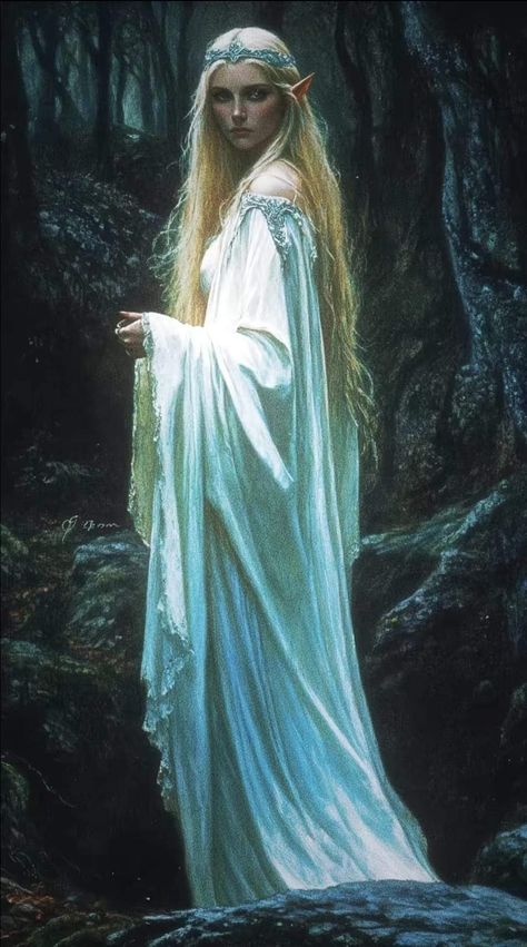 Elven Aesthetic, Lotr Elves, Tolkien Elves, Regular People, Tolkien Art, Lotr Art, Sacred Feminine, Dark Elf, Normal People