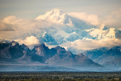 Denali (6,190 m), the highest mountain peak in North America Wanna Call, Alaska Photos, Earth Photos, Denali National Park, World Pictures, Landscape Photographers, Landscape Photos, Nature Pictures, Vacation Spots