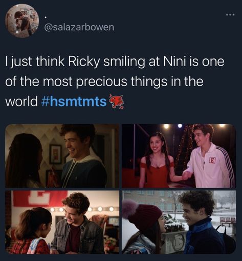 Hsmtmts Quotes, Ricky And Nini, High School Musical Cast, Wildcats High School Musical, Hsmtmts Cast, Disney Channel Shows, Joshua Bassett, What Team, Movie Memes