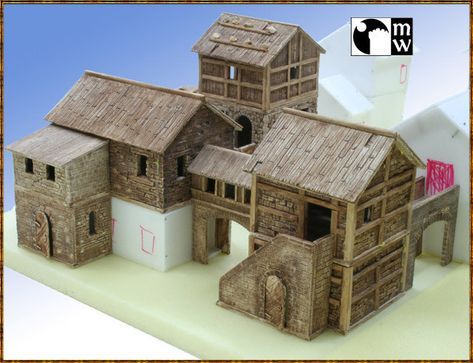 Terrain Building, Conan Exiles, Ark Survival Evolved, Medieval Houses, Wargaming Terrain, Minecraft Blueprints, Miniature Wargaming, 3d Modelle, Structure Architecture