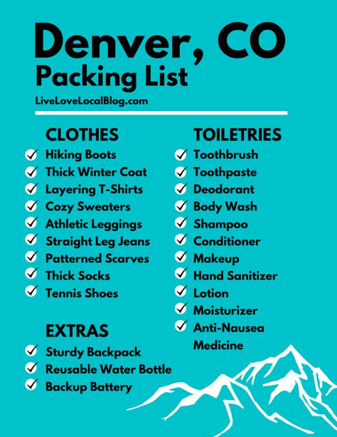 Packing For Denver Winter, Packing For Colorado Winter, Colorado Packing List Spring, Colorado Packing List Winter, Denver Outfits Spring, Packing For Colorado, Packing List For Colorado, Denver Colorado Winter Outfits, Denver Packing List