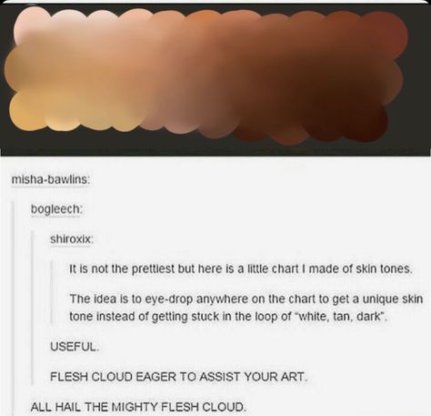 Flesh Cloud Post Tumblr, Flesh Cloud, This Meme, The Flesh, Art References, In The Flesh, Drawing Tips, Tumblr Posts, The Two