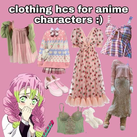 Mitsuri Outfit Ideas, Mitsuri Outfit, Mitsuri Kanroji Outfit Ideas, Mitsuri Kanroji Outfit, Mitsuri Inspired Outfit, Mitsuri Clothes, Queen Anime, Drippy Outfit, Goddess Braids Hairstyles