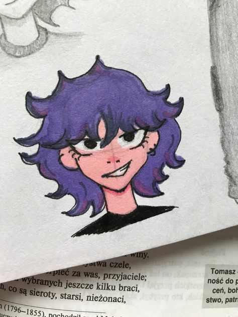 #art #purple #boy #putplehair #villain #villainous #painting #drawing #pencil #markers #markerart #cute #aesthetic #artist #artwork #artistic #badboy #pencildrawing #pencilart #markersketch #drawingideas #ideas #fluffy #handsome Purple Hair Drawing, Putple Hair, Boy Drawing, Sketch Markers, Alcohol Markers, Marker Art, Pencil Art, Pencil Drawings, Markers