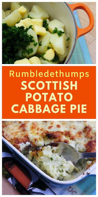 Rumbledethumps or Scottish Potato & Cabbage Pie. A traditional Scottish dish made of potatoes, cabbage and onion, topped with cheese and baked in the oven. #rumbledethumps #potatopie #burnsnight #scottishrecipes #cabbagepie #potatoes #cabbage #vegetarianpie #pie Scottish Recipes Authentic, Rumbledethumps Recipe, Potato And Cabbage, Cabbage Pie, Traditional Scottish Food, Potato Cabbage, Potatoes Cabbage, Scotland Food, Scottish Dishes