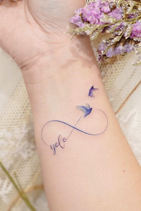 Delicate Wrist Tattoos For Your Upcoming Ink Session ★ Small Infinity Tattoos, Inner Wrist Tattoos, Infinity Tattoo Designs, Cool Wrist Tattoos, Meaningful Tattoos For Women, Inspiration Tattoos, Small Meaningful Tattoos, Infinity Tattoos, Small Wrist Tattoos