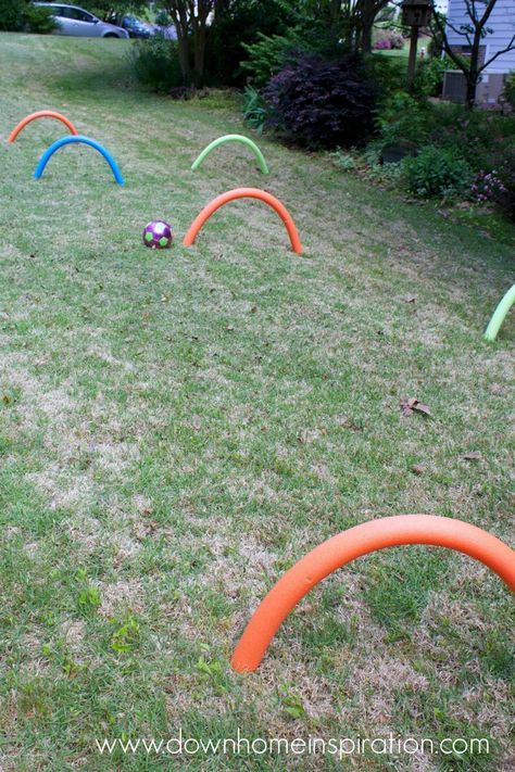 Croquet Party, Pool Noodle Games, Bible Camp, Kids Obstacle Course, Home Day Care, Pta Fundraising, Easy Hobbies, Soccer Camp, Outside Games