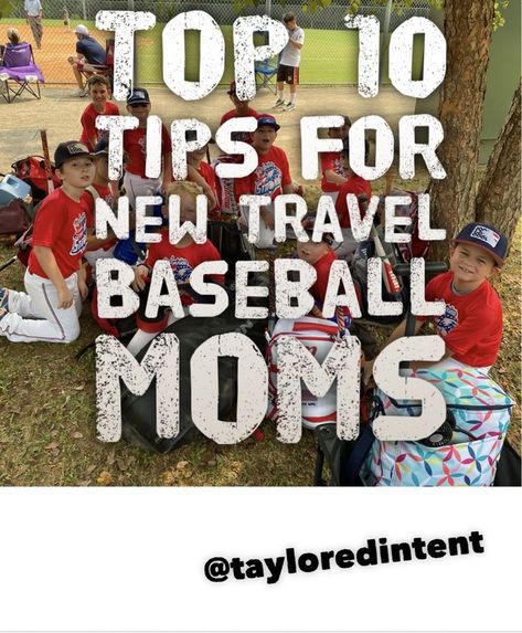 My top 10 #travelbaseball Tips for New Travel #baseballmom :
Bring cash and cards.
Bring extra #baseball socks (blisters, blood), a clean change of clothes for the ride home, and a pair of slides to wear in your vehicle ( #cleats can go in a bag or a truck-bed).
Always be ready for pics & video.
Make sure your #cooler is BIG and has tons of ice.  
Bluetooth #speaker / walk-up songs.
CLICK FOR FULL POST.  #travelball #baseballlife #heybatterbatter #pitcher #batter #catcher #homerun #playball #run Baseball Mom Must Haves, Softball Mom Bag, Travel Baseball Mom, Sports Mom Bag, Mom Must Haves, Team Mom Baseball, Baseball Mom Outfits, Softball Tournaments, Baseball Tips