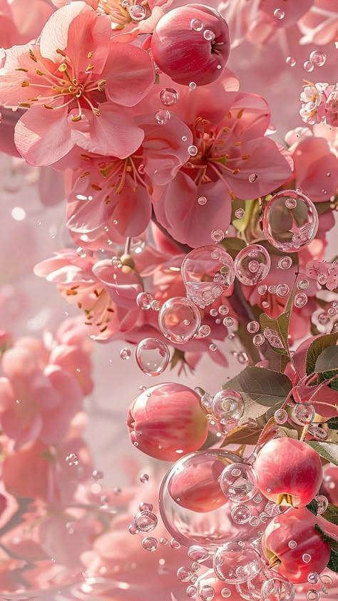 The best wallpapers of all time! Flowers In Water Wallpaper, Desktop Wallpaper Scenery, Scenery Wallpaper Anime, Wallpaper Anime Scenery, Wallpaper Scenery, Iphone Wallpaper Texture, Floral Wallpaper Iphone, Pink Wallpaper Backgrounds, Wallpaper Texture