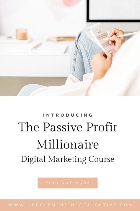 The Passive Profit Millionaire course is packed with proven strategies that Hailey Cunningham, also known as Millionaire Mindset Mama, used to generate over $450,000 in less than 5 months by creating and selling her own digital products. Passive Profit Millionaire, Social Proof, Digital Marketing Business, Millionaire Mindset, Digital Business, Marketing Courses, Work Smarter, Money Mindset, Best Investments