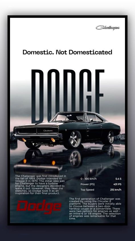 Dodge Challenger Poster, Cool Car Posters, Cars Poster Design, Dodge Poster, Car Design Poster, Car Poster Design Graphics, Dodge Art, Car Graphic Design, Car Poster Design