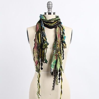 Funky Scarves, Glass Wall Sculpture, Scarf Display, Fiber Art Jewelry, Unique Looks, Nuno Felt Scarf, Woven Scarf, Fabric Scarf, Art Scarves