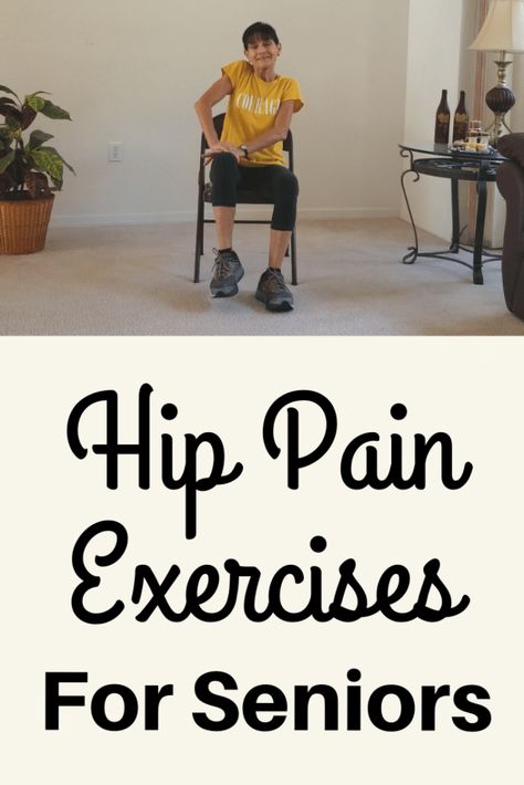 Hip Pain Exercises, Best Exercise For Hips, Hip Mobility Exercises, Hip Strengthening Exercises, Hip Flexor Exercises, Exercises For Seniors, Bursitis Hip, Seated Exercises, Hip Pain Relief