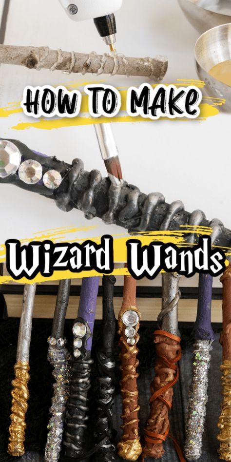 Diy Harry Potter Wands, Diy Harry Potter Crafts, Harry Potter Valentines, Harry Potter Activities, Harry Potter Movie Night, Harry Potter Day, Harry Potter Theme Birthday, Diy Harry Potter, Cumpleaños Harry Potter