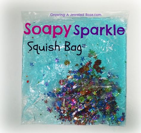 Eye Spy Alphabet sensory squish bag - Easy to make and a hit with the kids!  (Free ideas) Sensory Classroom, Preschool Sensory, Room Activities, Sensory Bag, Sensory Bags, Kid Christmas, Sensory Ideas, Sensory Activities Toddlers, Children Activities