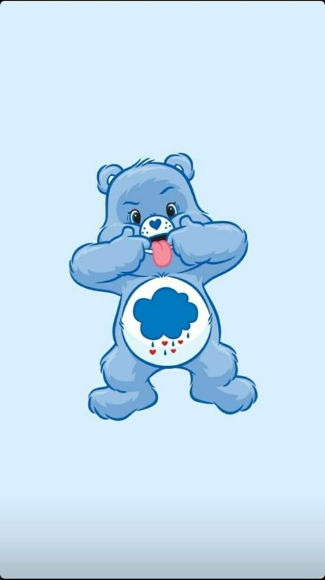 Care Bear Background, Valentines Wallpaper Aesthetic, Aesthetic Black Wallpaper Iphone, Wallpaper Iphone Valentines, Phone Wallpaper Red, Aesthetic Heart Wallpaper, Dark Phone Wallpaper, Blue Cartoon Character, Grumpy Care Bear