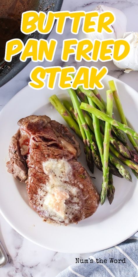 Pan Fried Tenderloin Steak, Pan Fried Beef Tenderloin Steaks, Pan Frying Steak, How To Pan Fry Steak, Pan Fried Steak, Pan Fry Steak, Food Rocks, Round Steak Recipes, Venison Steak