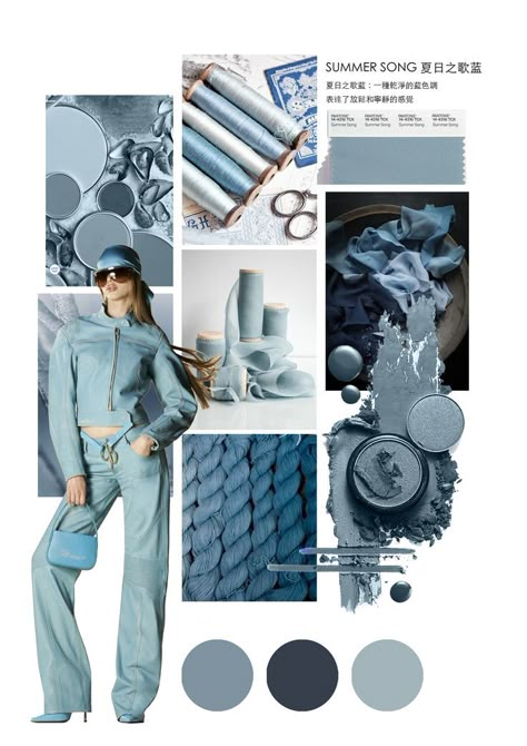 Denim Inspiration Board, Brand Concept Board, Color Mood Board, Mood Board Layout, Mood Board Fashion Inspiration, Jung Somin, Fashion Magazine Layout, 포트폴리오 레이아웃, Color Mood