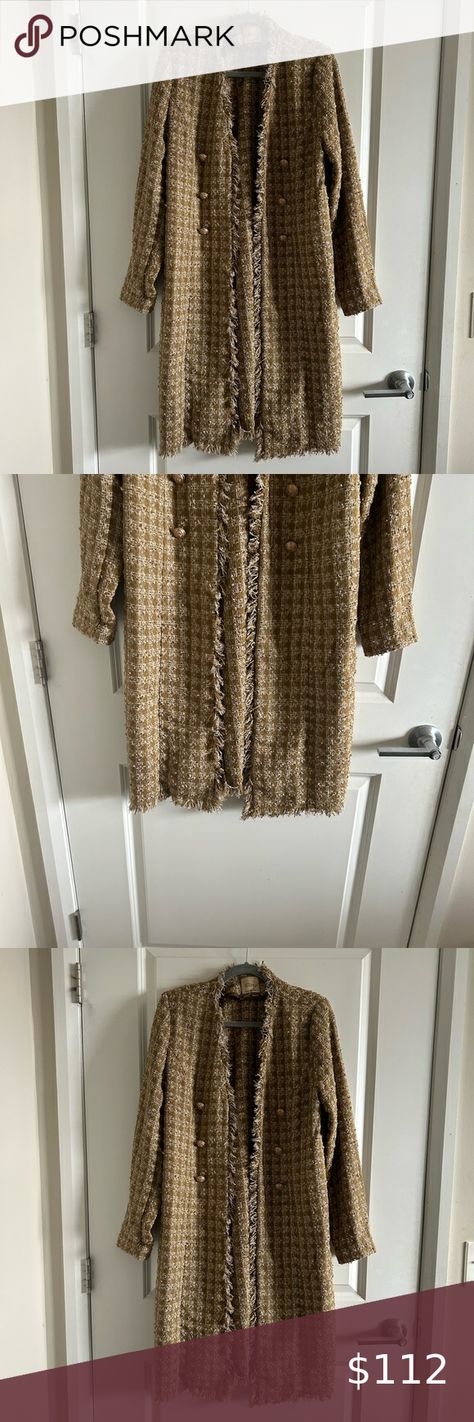 - Elie Tahari Sparkle Desert Plaid Tweed Cardigan, Size Large Tweed Cardigan, Elie Tahari, Sparkle, Plaid, Outfit Inspo, Plus Fashion, Fashion Design, Dresses, Closet