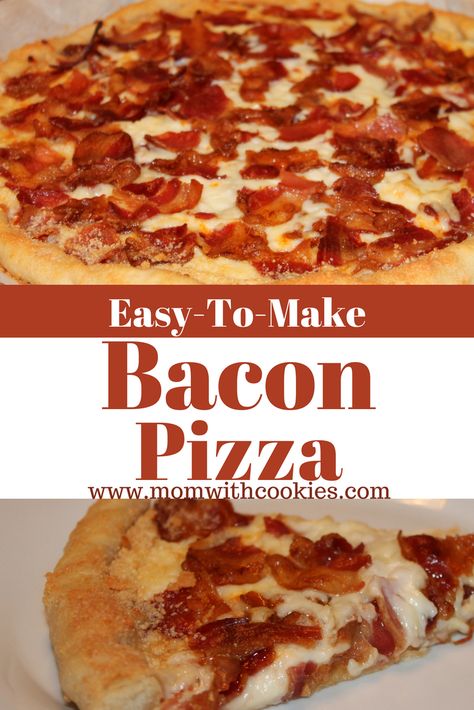 Beef Pizza, Bacon Pizza, Foods Ideas, Supreme Pizza, Best Pizza Dough, Bbq Pizza, Bacon Appetizers, Easy Bacon, Perfect Pizza