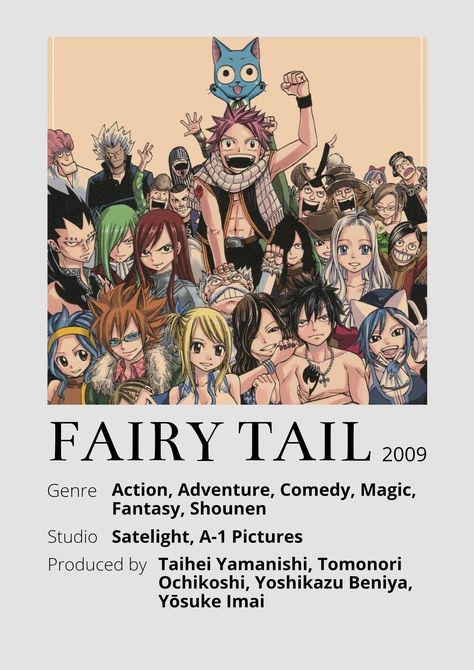 Fairy Tail Movie, Anime Minimalist Poster, Poster Information, Fairy Tale Anime, Minimalist Cards, Minimalist Posters, Anime Titles, Minimal Movie Posters, Fairy Tail Anime