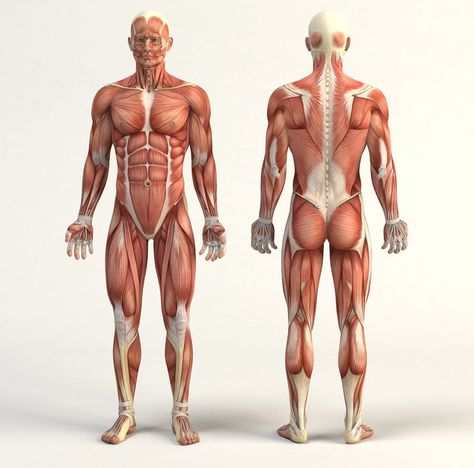 Anatomical Position Human Muscle Anatomy, 3d Anatomy, Anatomy Sculpture, Yoga Anatomy, Muscular System, Human Anatomy Drawing, Muscle Anatomy, Anatomy Poses, Anatomy For Artists