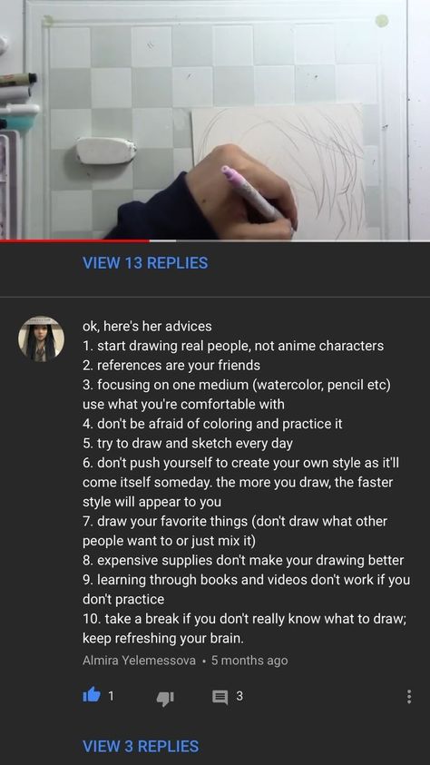 How To Start Drawing Realistic, Art Advice Anatomy, Videos I Wished I Watched Earlier, Art Tutorials Realistic, Things To Draw To Get Better At Drawing, Developing Art Style, Develop Art Style, How To Be Good At Painting, Developing An Art Style