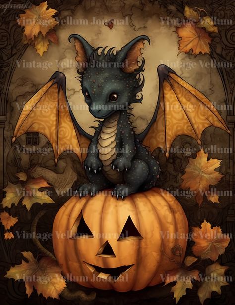 Autumn Dragon Art, Womens Armor, Cool Dragon Pictures, Halloween Apothecary Labels, Halloween Dragon, Fairy Painting, Gazing Globe, Dragon Halloween, Halloween Creatures