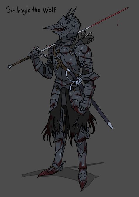 ArtStation - Sir Ivaylo the Wolf Knight 🐺⚔️💖💖💖 Dark Souls Armor Concept Art, Armored Core 6 Fanart, Wolf Knight, Helmet Drawing, Armor Drawing, Character Design Challenge, Knight Art, Knight Armor, Dungeons And Dragons Characters