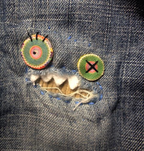 Sewing On Patches By Hand, Patched Pants, Patches Clothing, Clothes Patches, Diy Patch, Mending Clothes, Visible Mending, Knee Patches, Pola Sulam