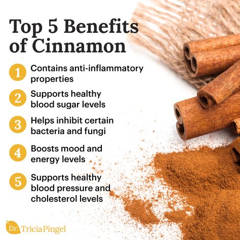 Is there anything as comforting as the warm, spicy scent of cinnamon? It's been a culinary staple for centuries. But did you know that it also comes with a host of health benefits? Check out the top benefits of cinnamon below, and make sure to read my brand-new article to about the two different types of cinnamon—and which one you should be using! Types Of Cinnamon, Cinnamon Tea Benefits, Health Benefits Of Cinnamon, Cinnamon Uses, Benefits Of Cinnamon, Cinnamon Health Benefits, Healthy Eating Quotes, Cinnamon Benefits, Food Health Benefits